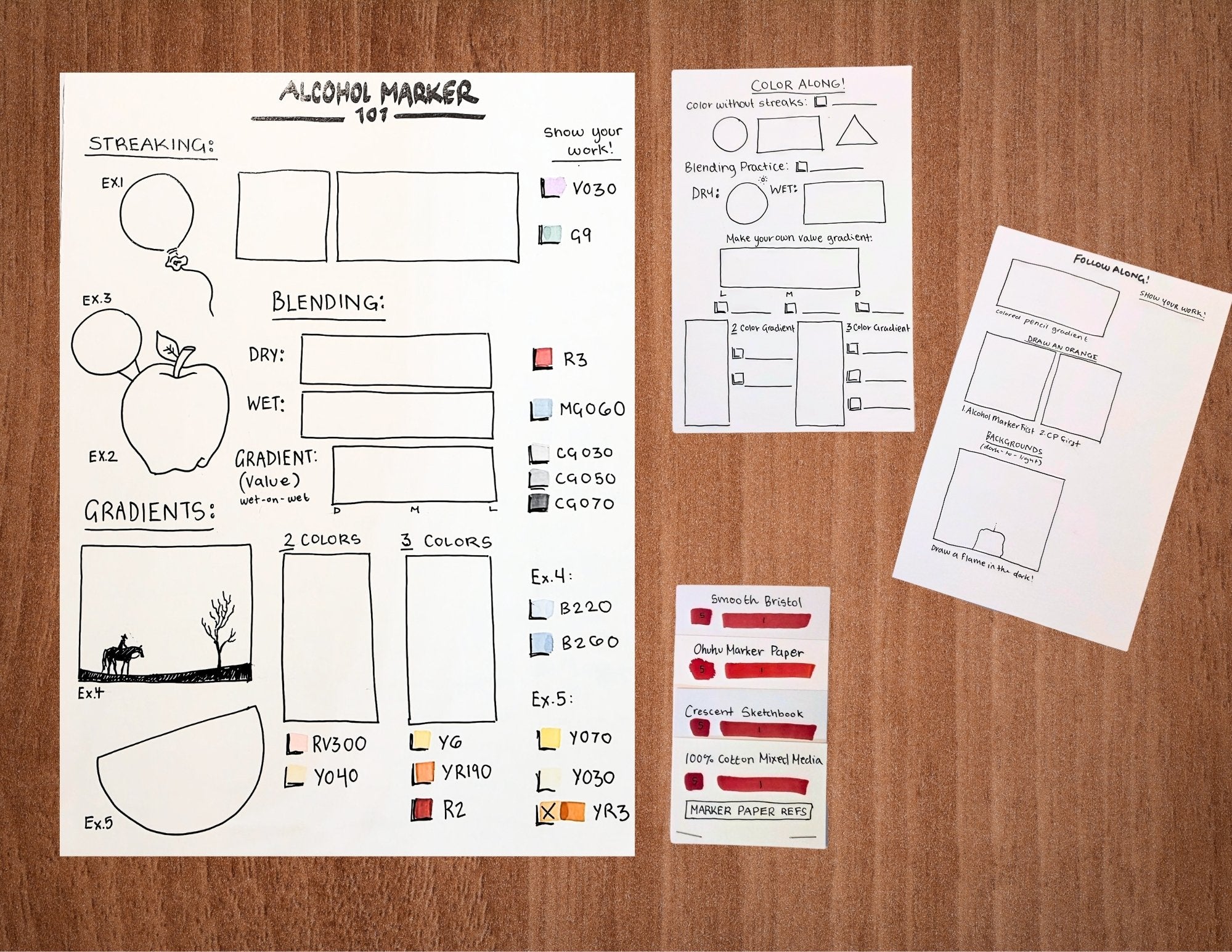 Bloom & Blend, Beginners Alcohol Marker Workshop